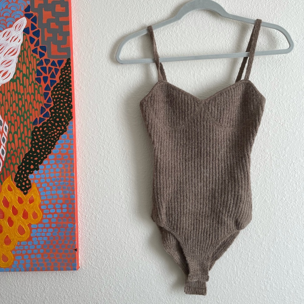 Knit bodysuit from Zara! Super soft & never worn :)